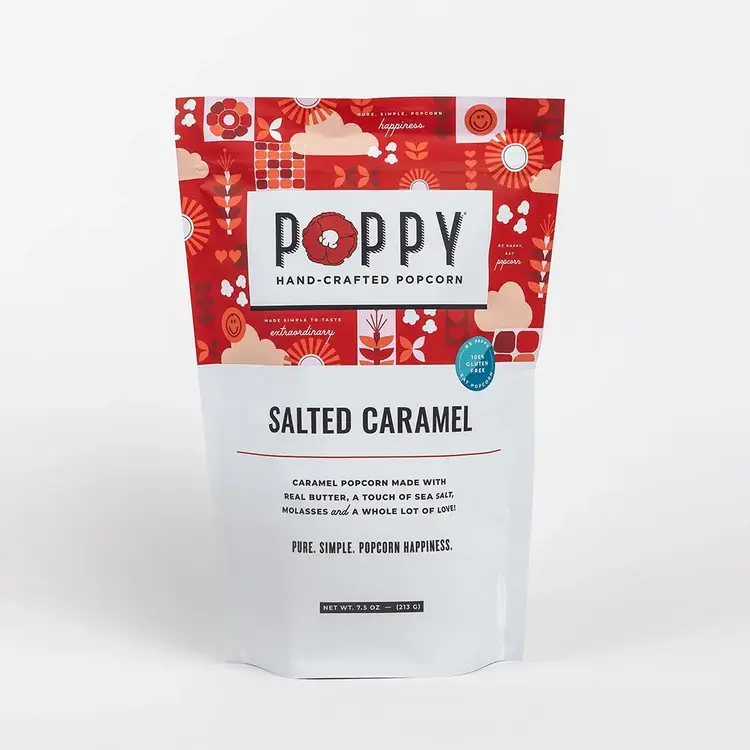Poppy Handcrafted Popcorn Salted Caramel Poppy Popcorn - Market Bag