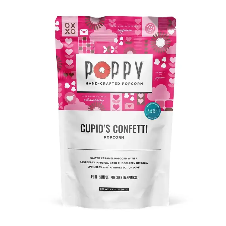 Poppy Handcrafted Popcorn Cupid's Confetti Poppy Popcorn - Market Bag