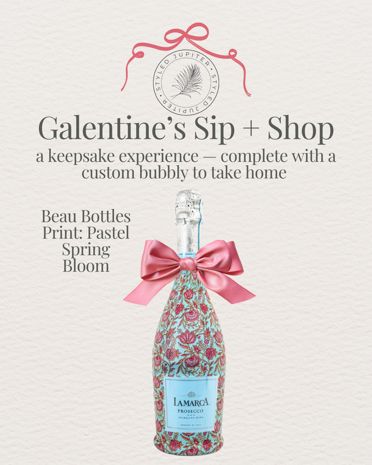 Styled Jupiter Styled Signature Keepsake Experience: Galentine's Bubbly Bottle