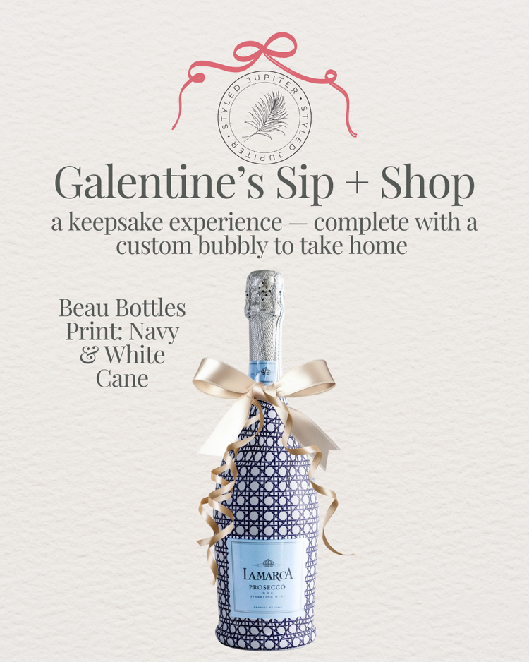 Styled Jupiter Styled Signature Keepsake Experience: Galentine's Bubbly Bottle