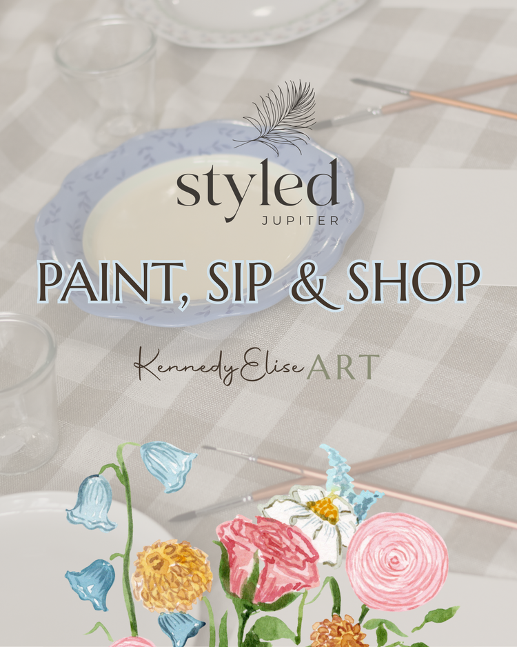 Styled Jupiter Styled Signature Experience Event Ticket: Paint & Sip