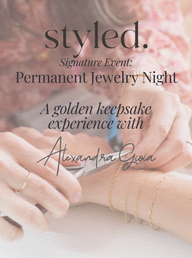 Styled Jupiter Permanent Jewelry Event Ticket