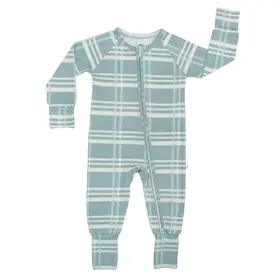 Emerson & Friends Blue Plaid Bamboo Pajamas
