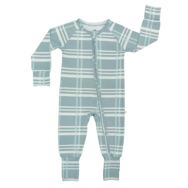 Emerson & Friends Blue Plaid Bamboo Pajamas