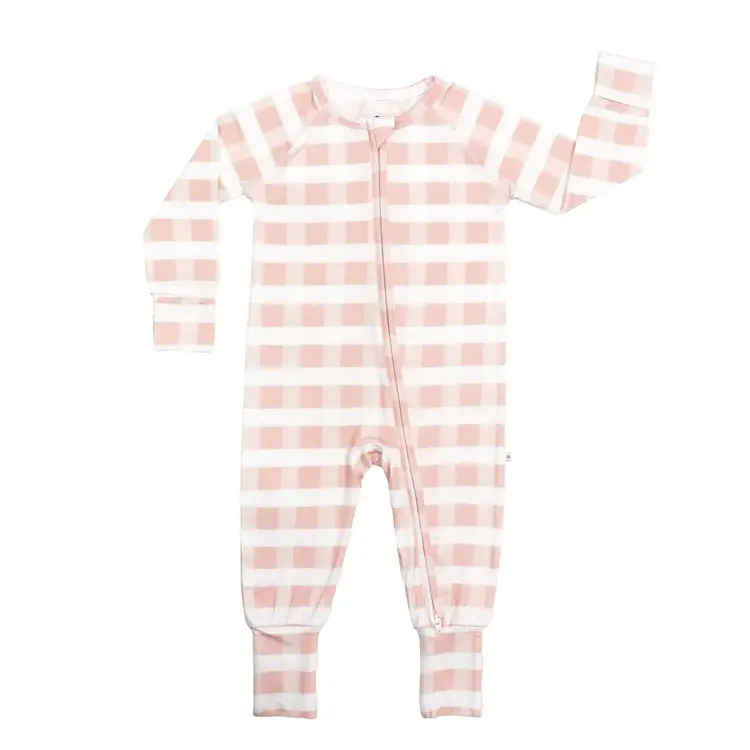 Emerson & Friends Pink Gingham Bamboo Pajamas