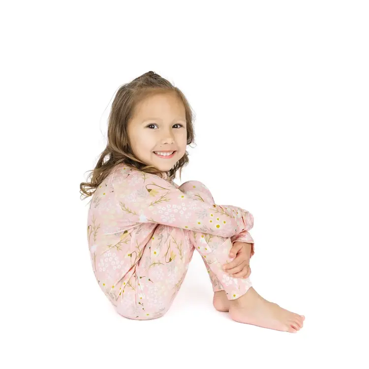 Emerson & Friends Emerson & Friends Spring Meadow Zip Pajamas