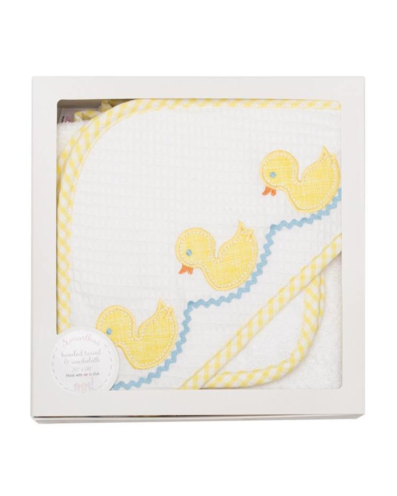 Burp Cloths Yellow Set of Three Toweling Backed GREAT GIFT IDEA!!