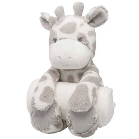 Elegant Baby Giraffe Bedtime Huggie & Blanket