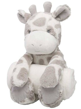 Elegant Baby Giraffe Bedtime Huggie & Blanket