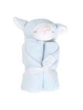 Angel Dear Blue Lamb Monogrammed Lovie