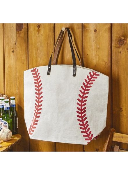 Two's Company Baseball Tote Bag