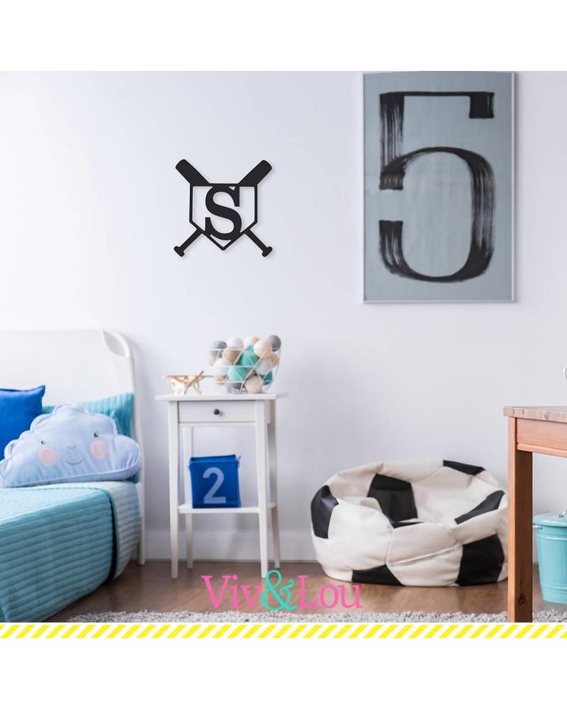 Wholesale Boutique Home Plate Wood Monogram