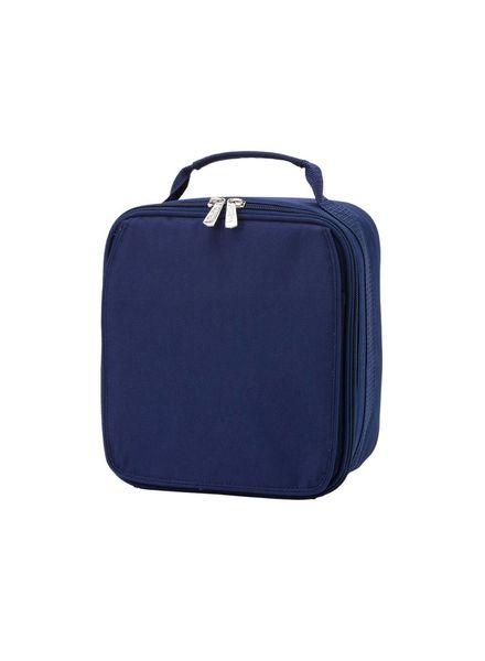navy blue lunch bag