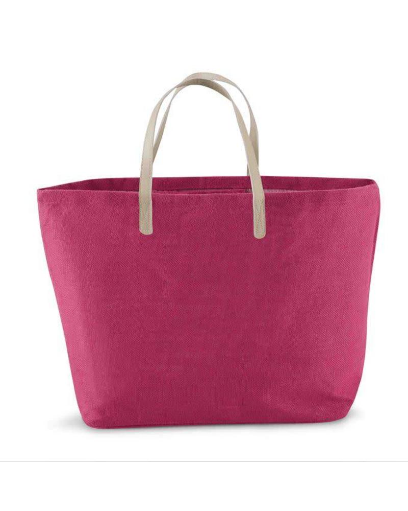fuchsia tote bag
