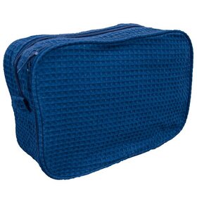 Waffle Weave Cosmetic Case