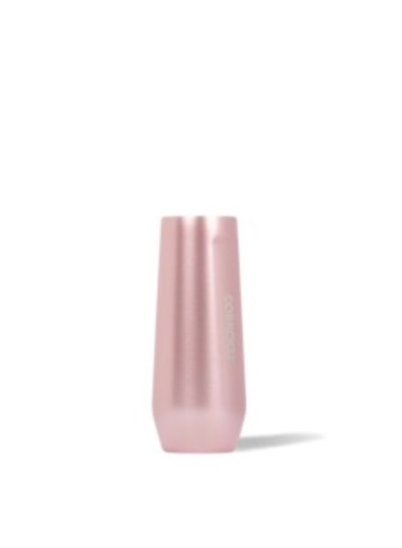 CORKCICLE Rose Metallic Stemless Champagne Flute
