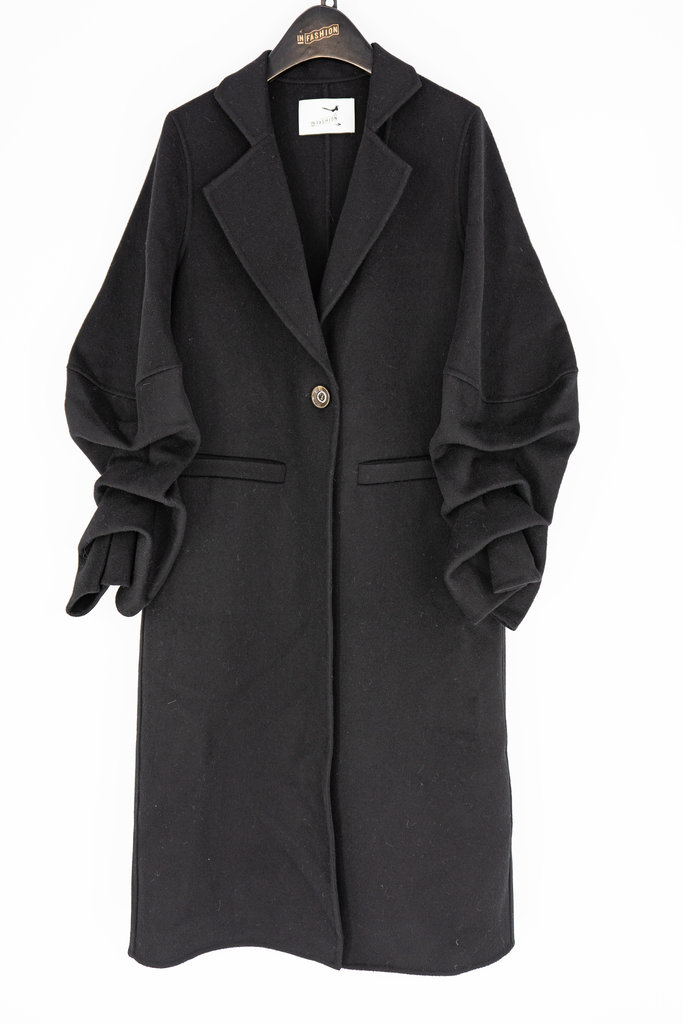 INFASHION Wool Long Coat