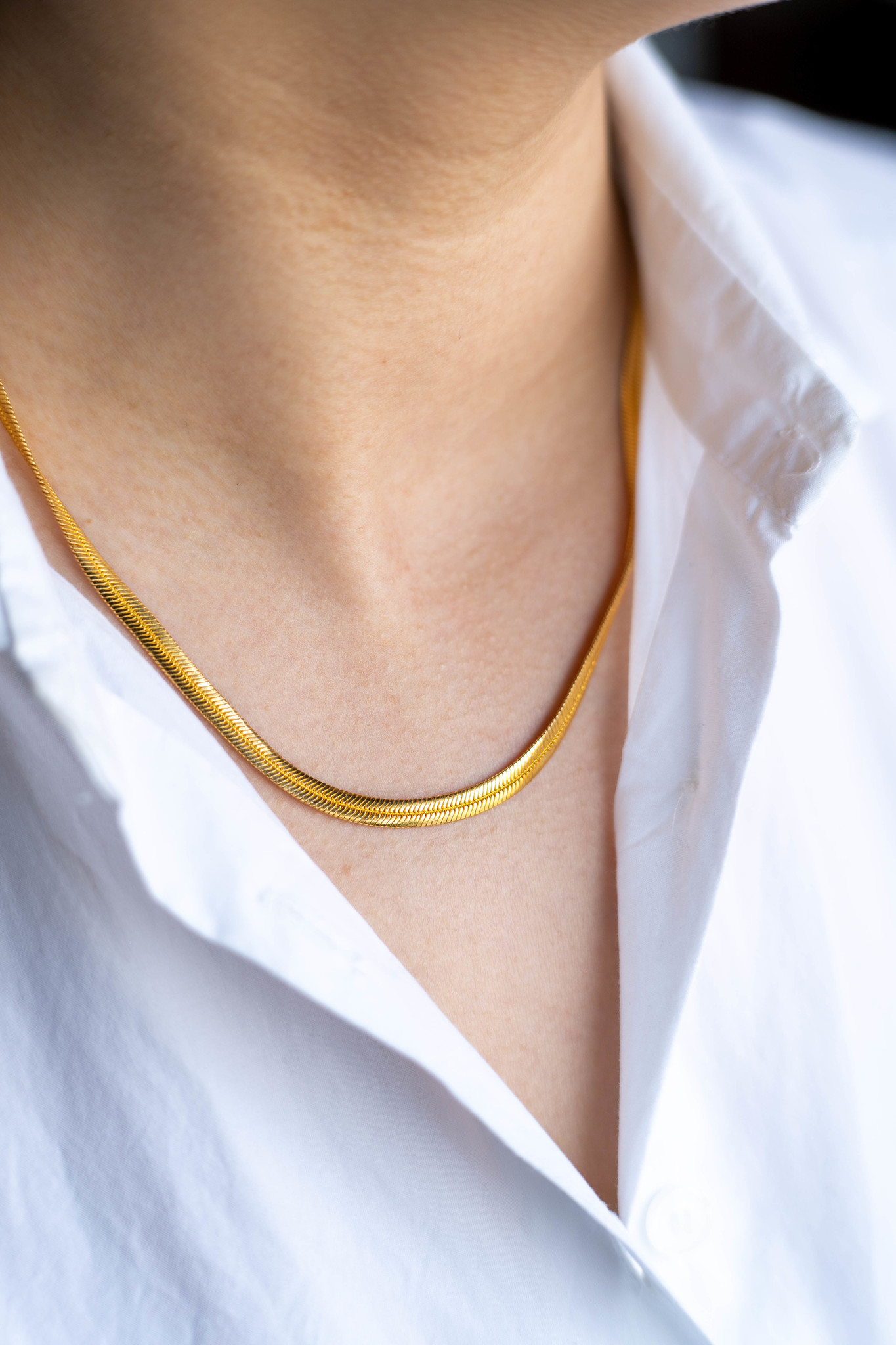 Adjustable Classic Snake Bone Chain 