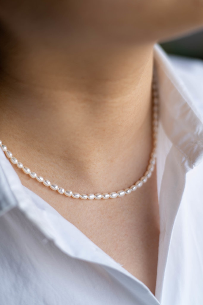 INFASHION Millet Beads Pearl Necklace