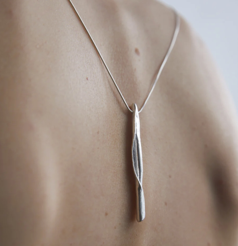 ABOAB Roll Necklace Silver