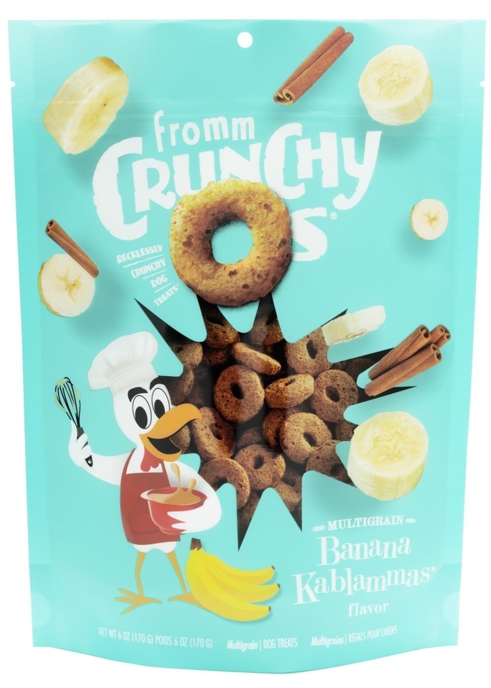 Fromm Family Fromm Dog Treat Crunchy O's Banana Kablammas 6oz