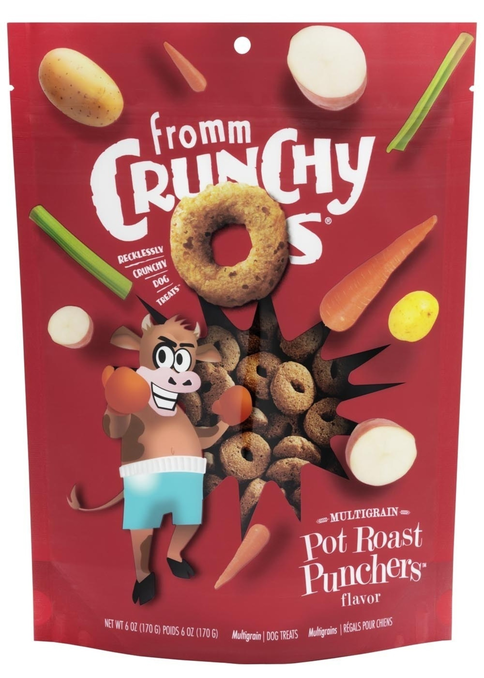 Fromm Family Fromm Dog Treat Crunchy O's Pot Roast Punchers 6oz