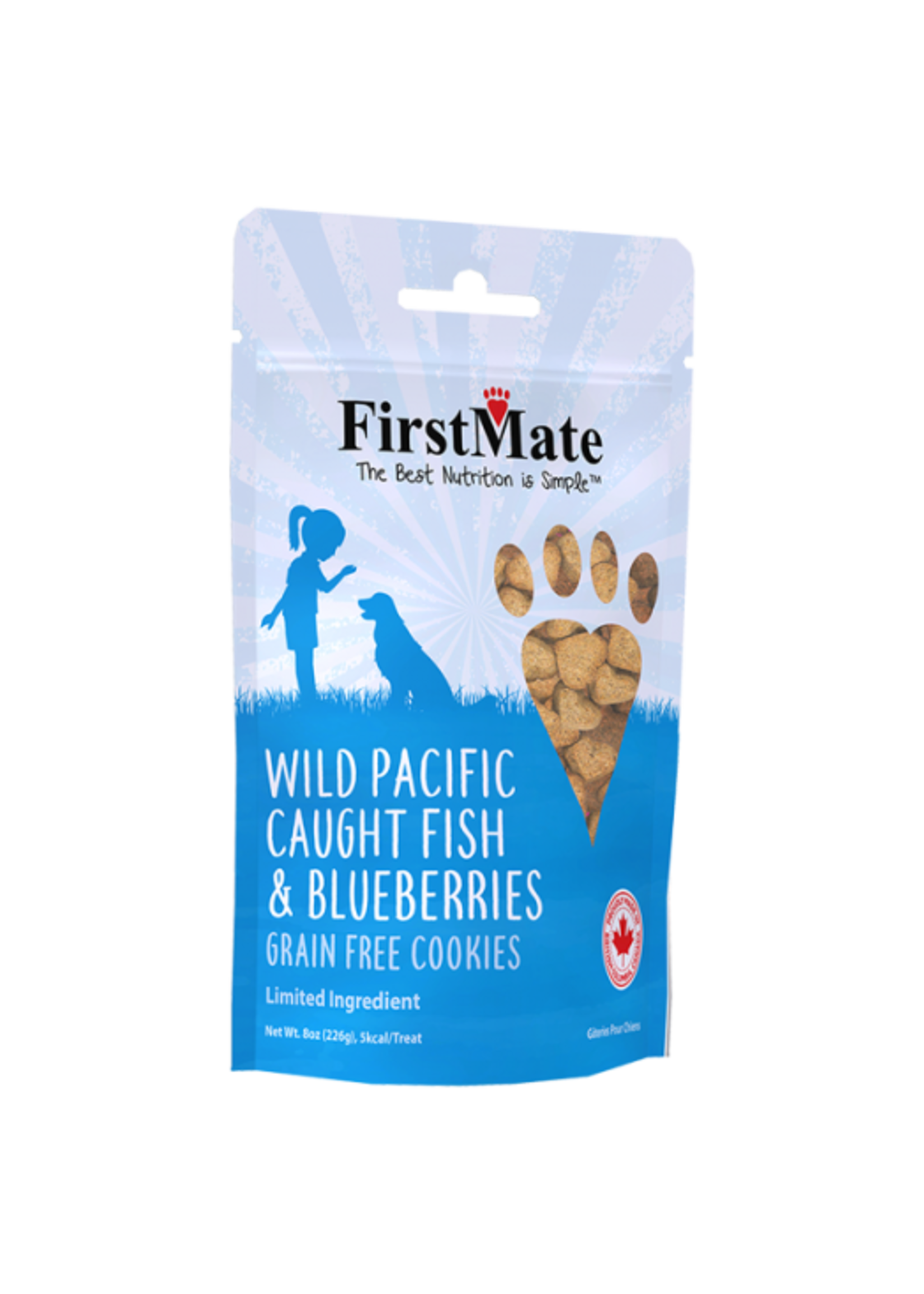 Firstmate Pet Foods FirstMate Treat Fish/Blueberry 8oz