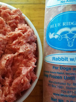 Blue Ridge Beef BRB Dog/Cat Frzn Rabbit w/Bone, White, 2#