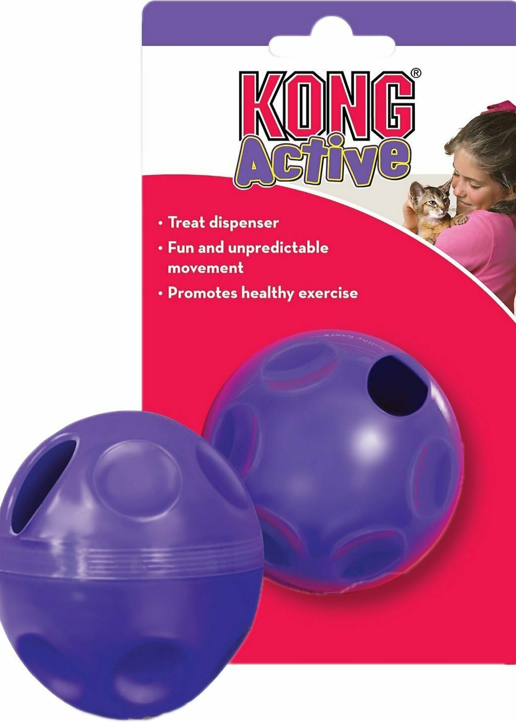 KONG COMPANY LLC KONG Toy Cat Active Treat Ball