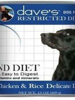 Dave's Pet Food DAVE Dog Dry Restricted Bland Chicken & Rice 30#