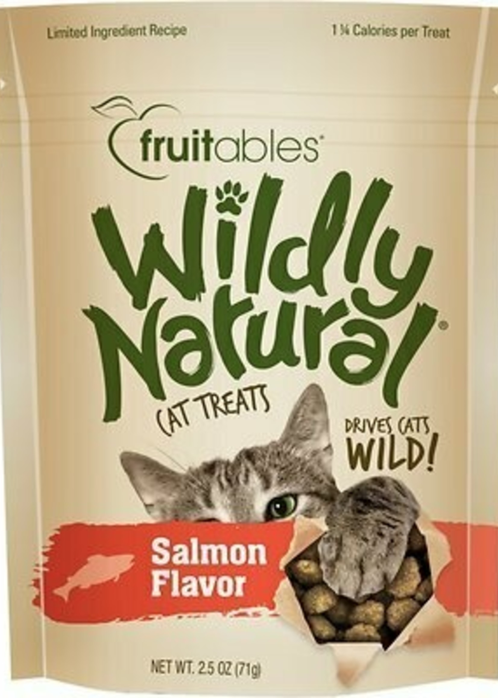 Fruitables Fruitables Cat Wildly Natural Salmon 2.5 oz