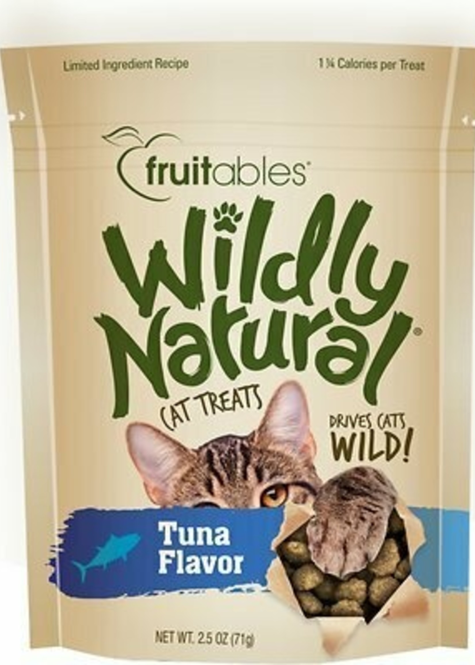 Fruitables Fruitables Cat Wildly Natural Tuna 2.5 oz