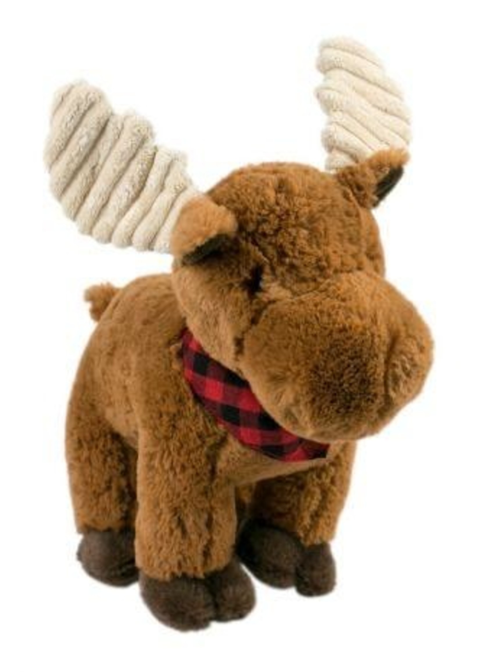Tall  Tails Tall Tails Dog Toy Plush Bandana Crunch Moose 11"