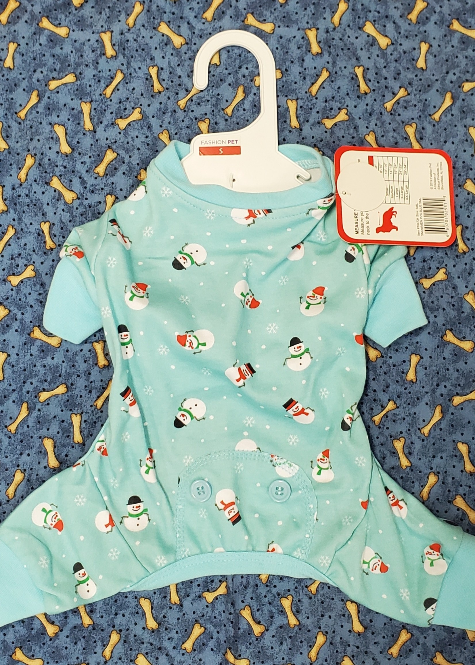 ETHICAL PRODUCTS INC EP PJ'S HOLIDAY SNOWMEN BLUE LG