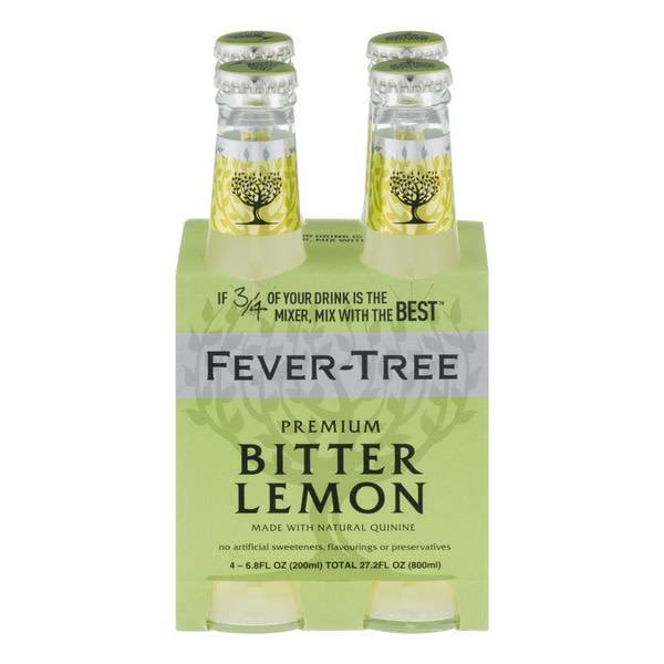 Fever Tree Fever Tree Lemon Tonic 4 pack 200 ml Noe Valley Wine & Spirits