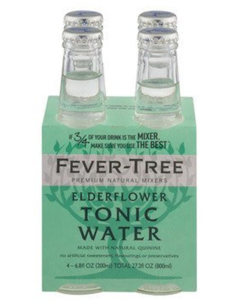 Fever Tree Fever Tree Elderflower Tonic Water  4 pack 200 ml
