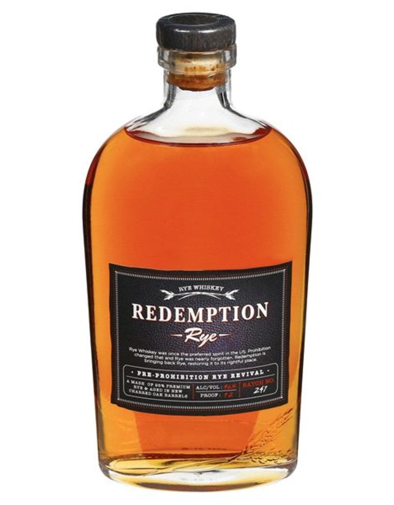 s Redemption Rye Whiskey 750 Ml Noe Valley Wine Spirits