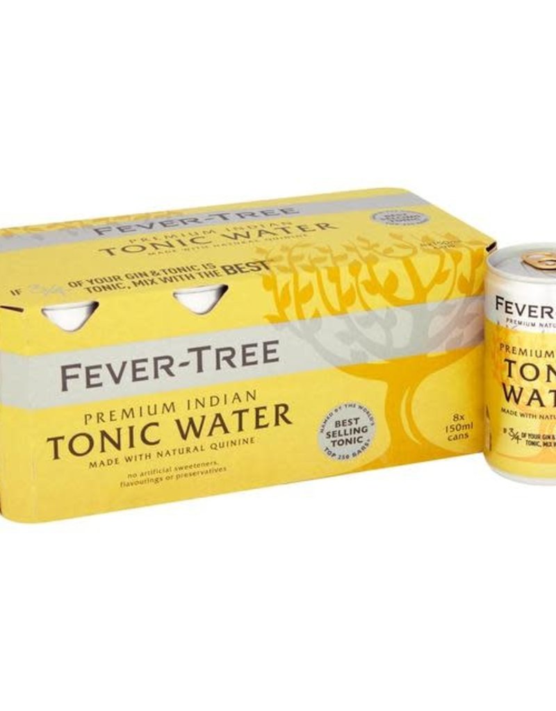 Fever Tree Fever Tree Premium Tonic Water CANS  8 pack 150 ml