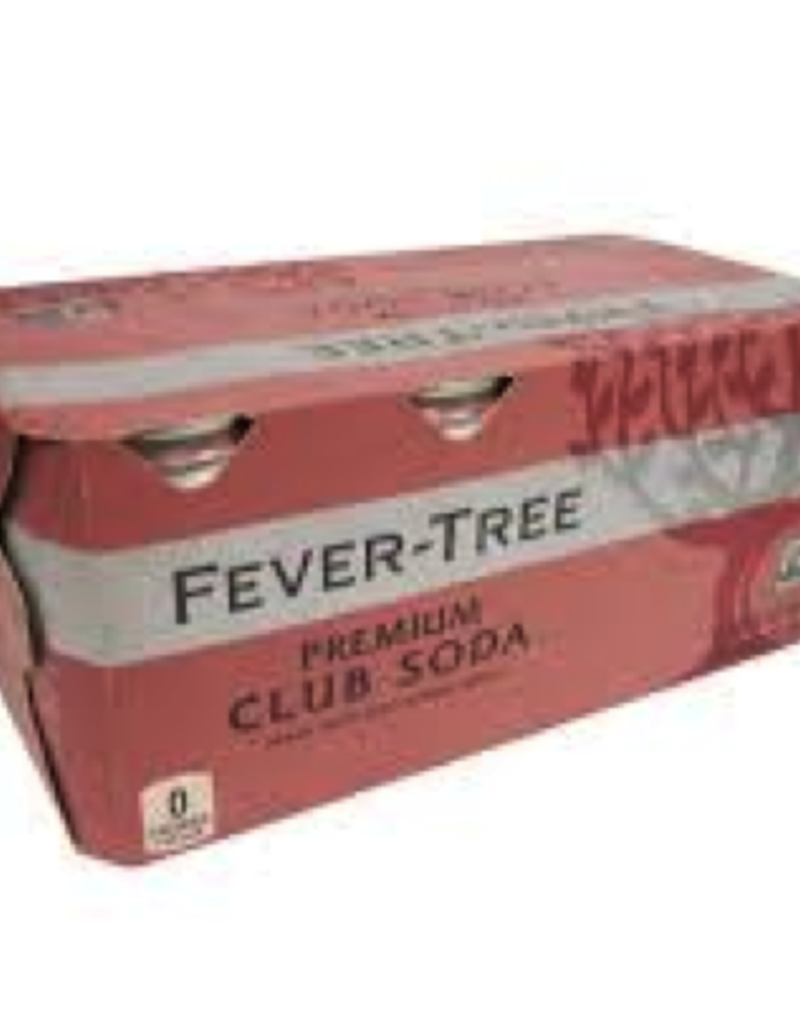 Fever Tree Fever Tree Club Soda CANS 8 pack 150 ml