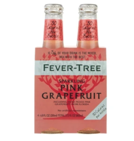 Fever Tree Fever Tree Sparkling Pink Grapefruit  4 pack 200 ml