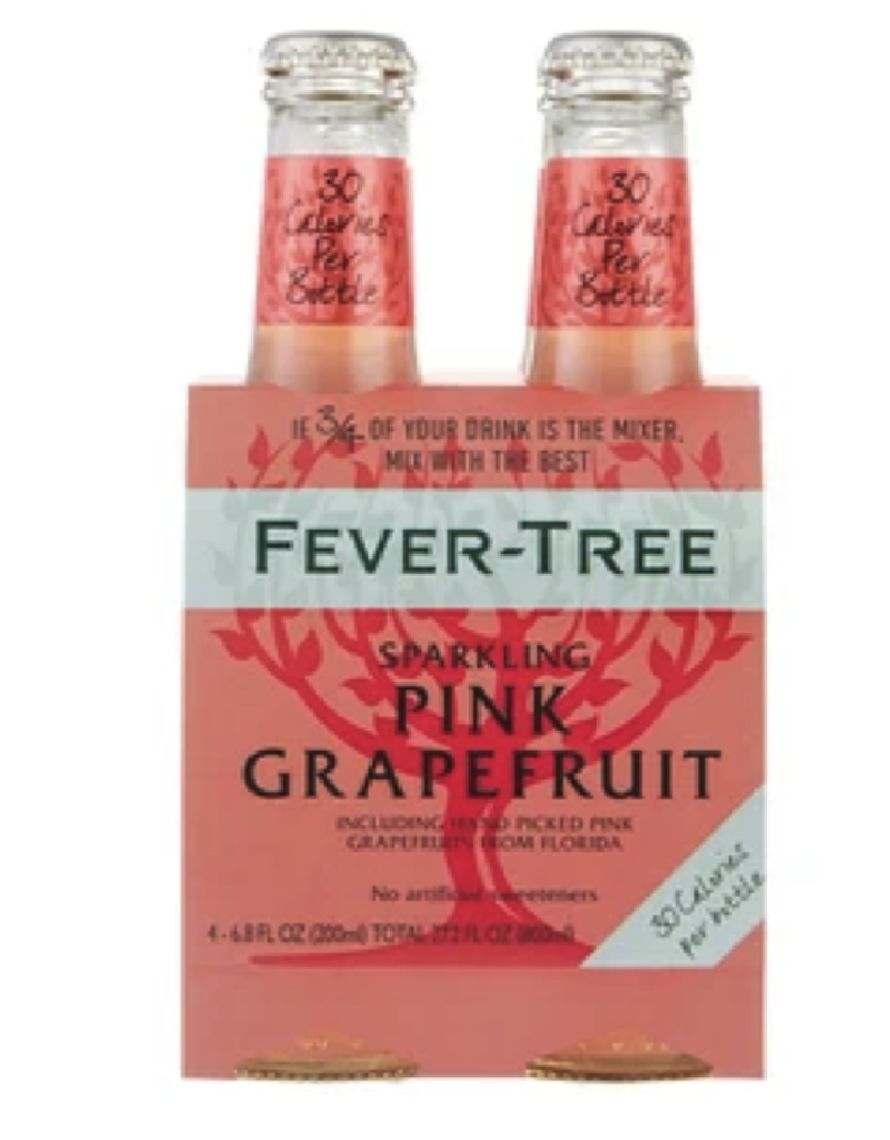 Fever Tree Fever Tree Sparkling Pink Grapefruit  4 pack 200 ml
