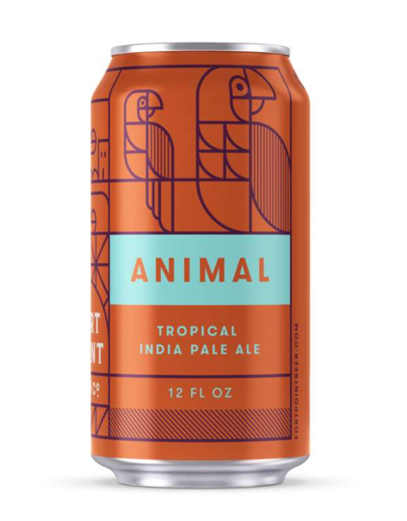 Fort Point Fort Point Beer Co. Animal Tropical IPA Cans  6 pack 12 oz