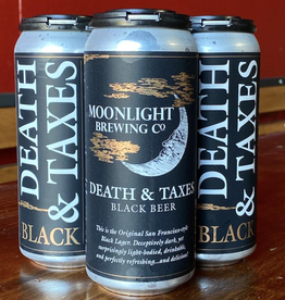 Moonlight Brewing Co. Death & Taxes Black Beer 4 pack 16 oz