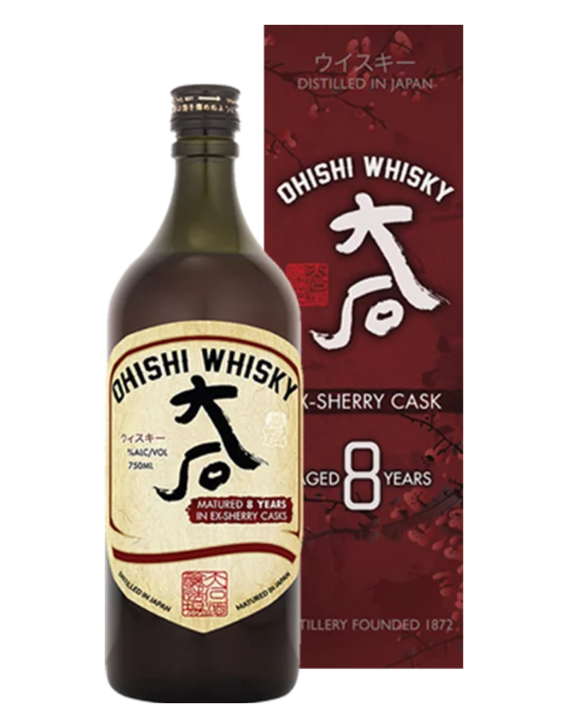 Ohishi Ex-Sherry Cask 8 year old Japanese Whisky 750 ml