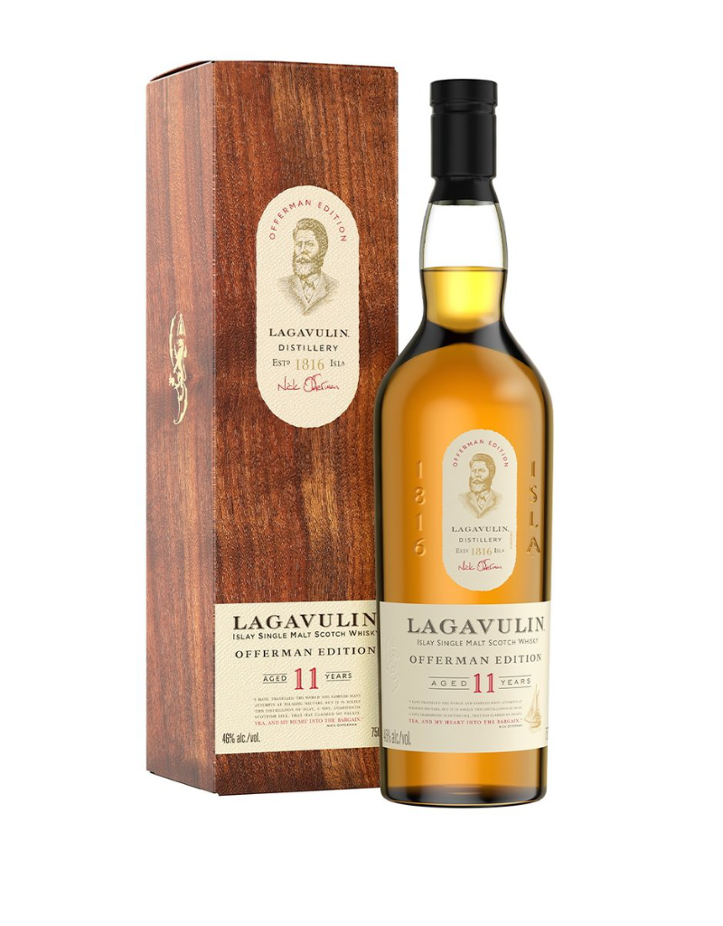 Lagavulin Lagavulin Offerman Edition 11 Year Old Caribbean Rum Cask Finish Islay Single Malt Scotch  750 ml