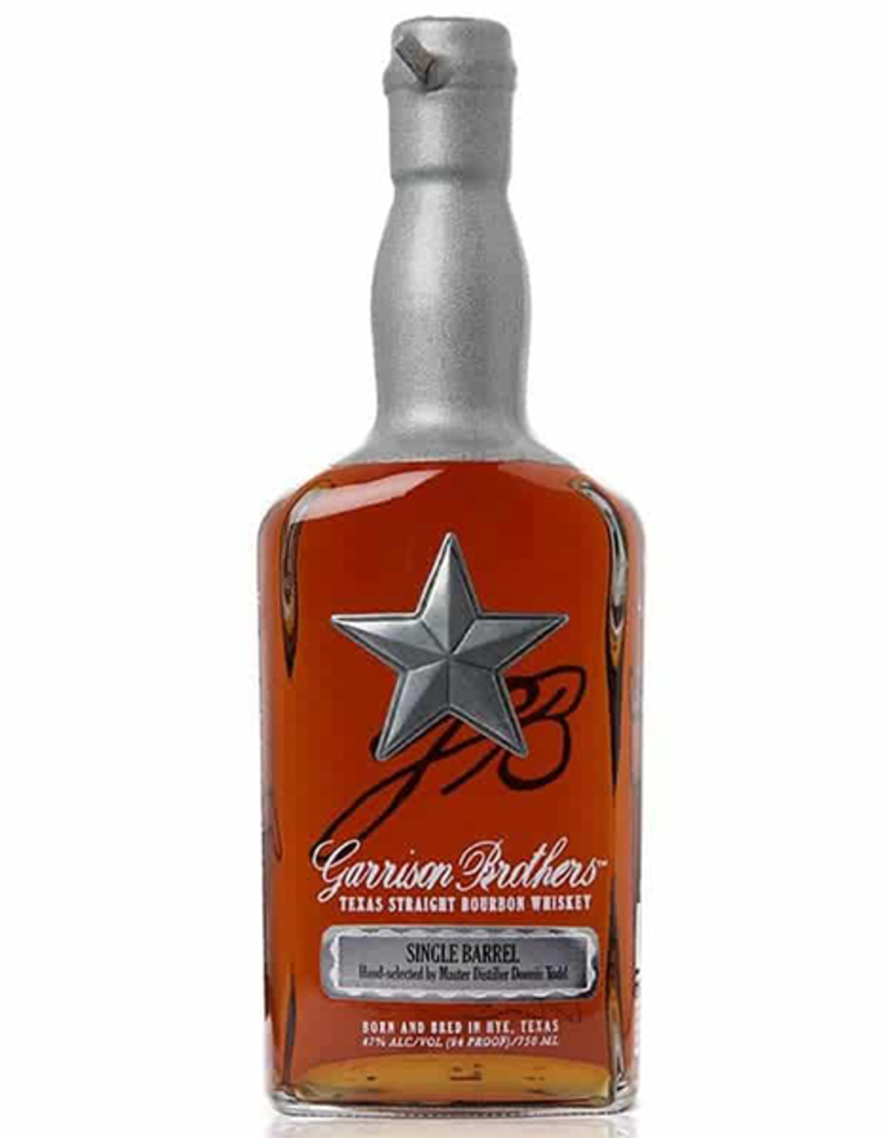Garrison Bros. Single Barrel Texas Straight Bourbon Whiskey 750 ml
