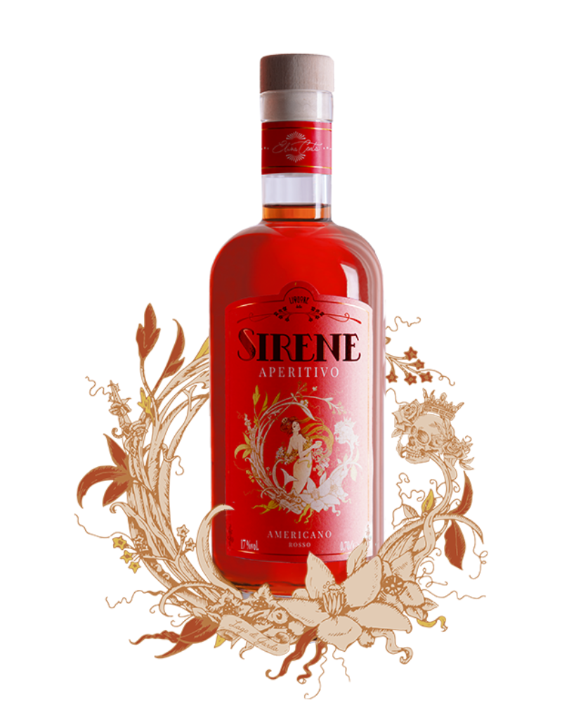 Liquore delle Sirene Aperitivo Americano Rosso 750 ml