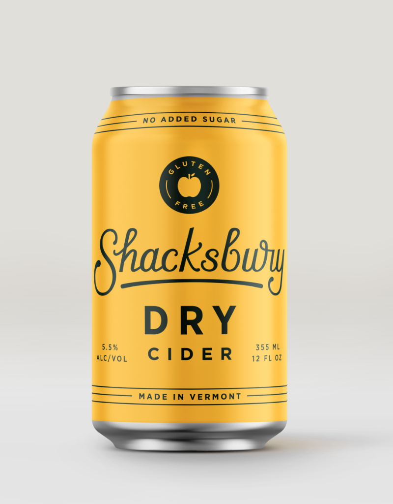 Shacksbury Shacksbury Dry Cider Cans 4 pack 12 oz