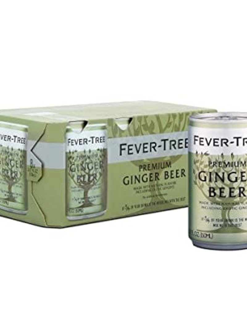 Fever Tree Fever Tree Ginger Beer  CANS 8 pack 150 ml