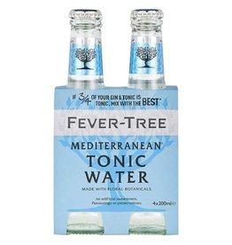 Fever Tree Fever Tree Mediterranean Tonic Water  4 pack 200 ml